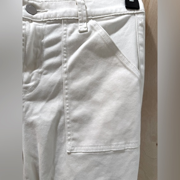 J Brand Arkin Zip Ankle White Joggers - Picture 9 of 11